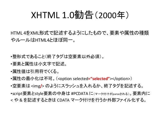 Html仕様書を読んでみよう