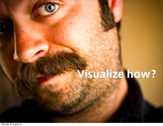Visualize how?
Saturday, 24 August 13
 