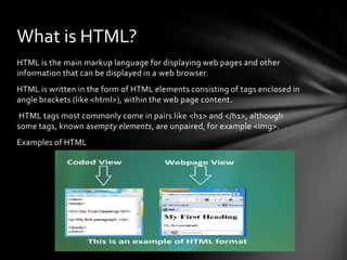Information Page Html Example Html | PPTX