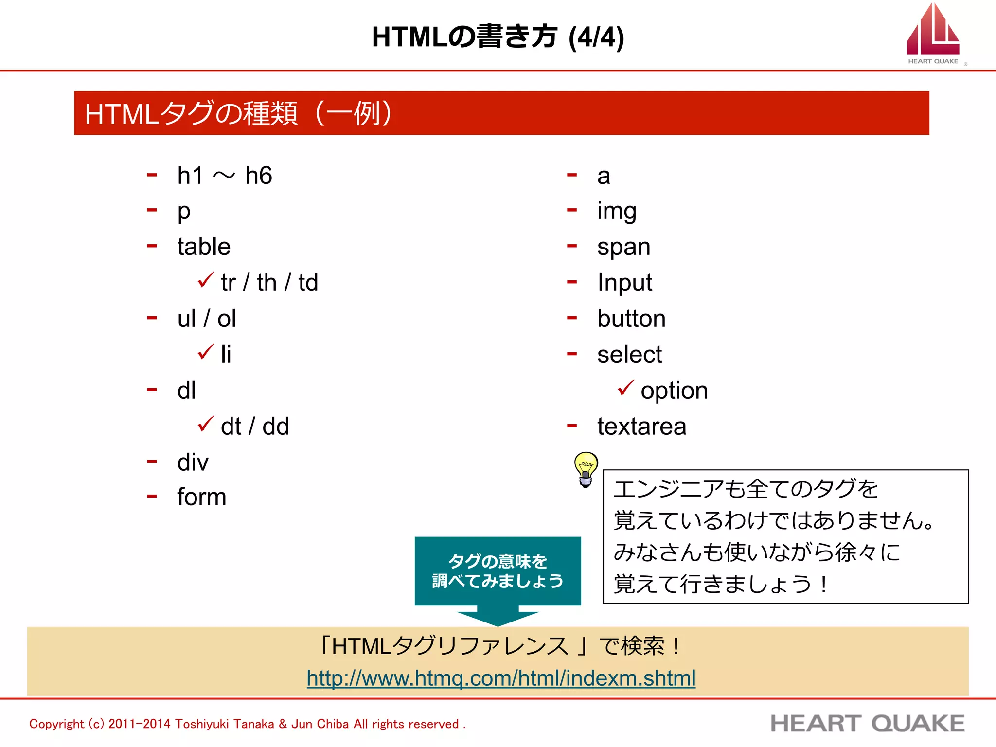 10 
Copyright (c) 株式会社HEART QUAKE All rights reserved . 
お疲れ様でした！！ 
