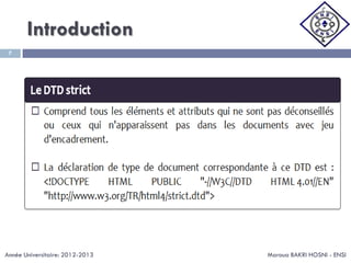 Introduction
Maroua BAKRI HOSNI - ENSI
7
Année Universitaire: 2012-2013
 