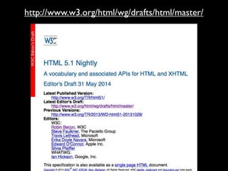 http://www.w3.org/html/wg/drafts/html/master/
 