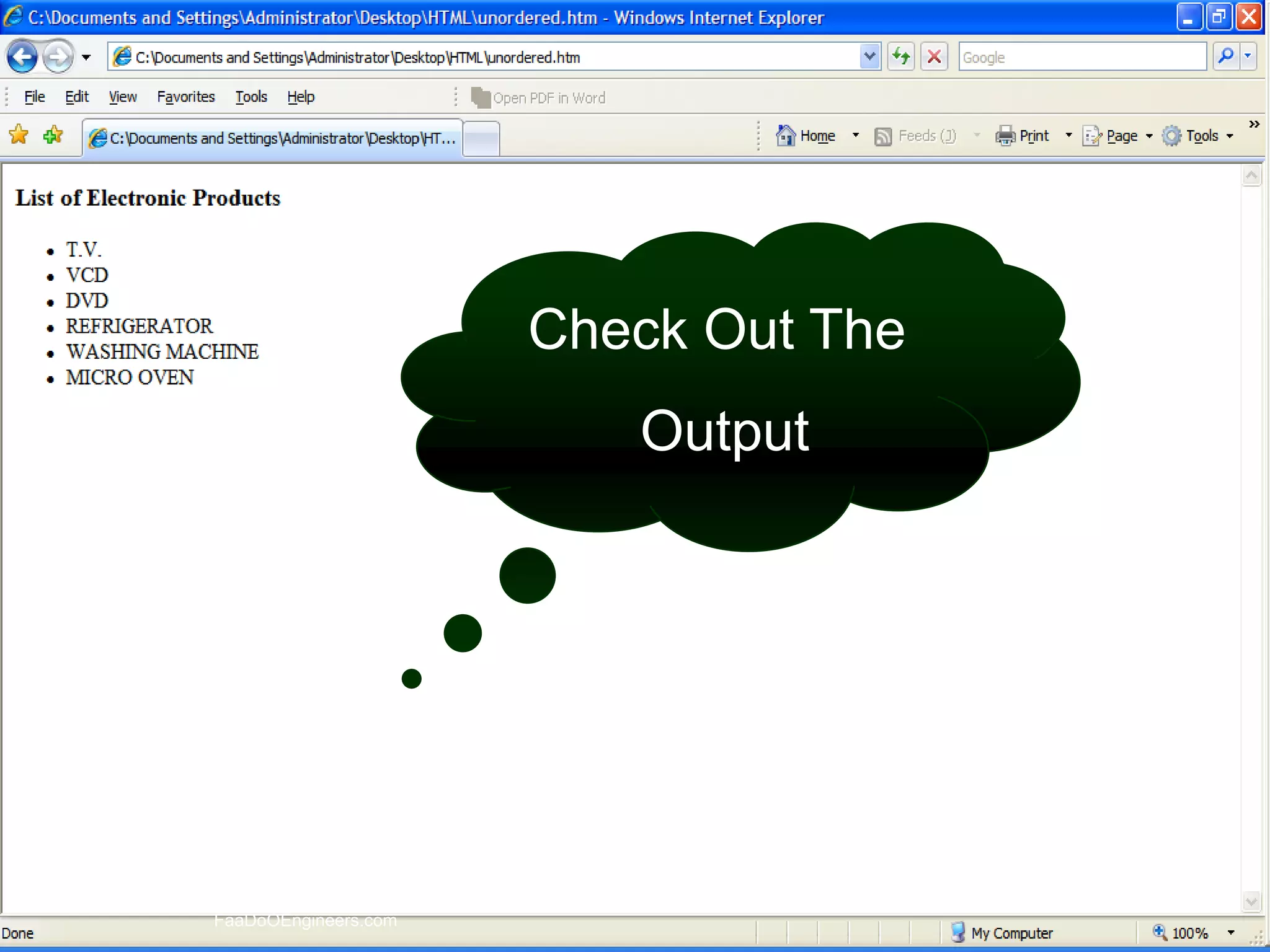 51 
Check Out The 
Output 
Satish Chandra 
 