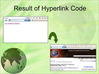 Result of Hyperlink Code
 