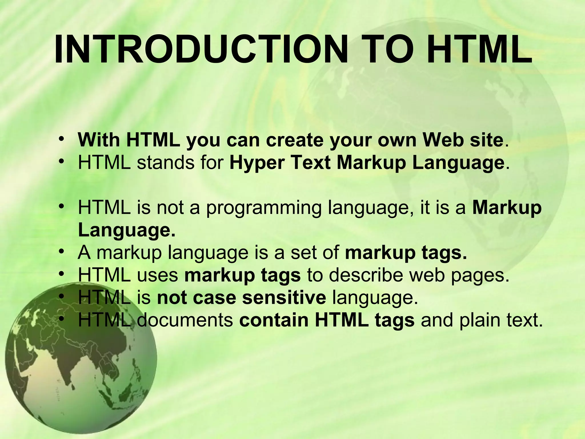 Html | PPT