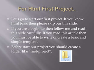 Basic Html for beginners. | PPT