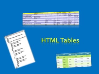 HTMLTables
 