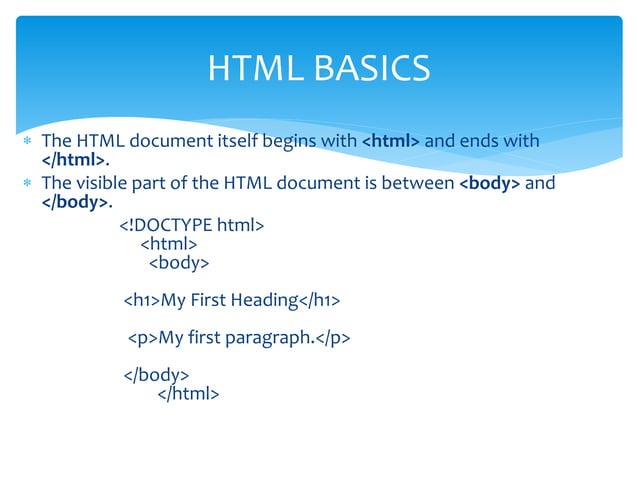 Html ppt | PPTX