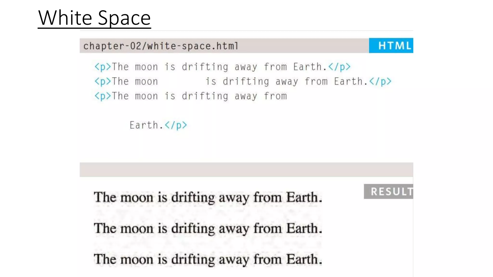White Space
 