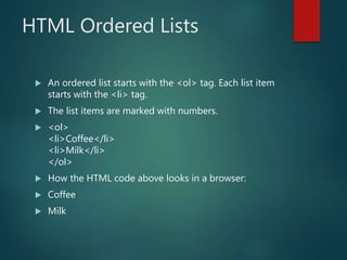 Introduction to Html | PPTX