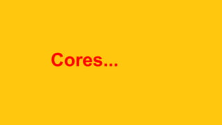 Cores...
 