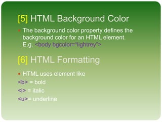 Html | PPTX