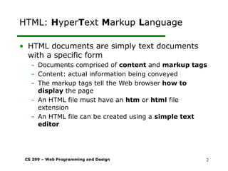 HTML5 and CSS Tutorial For Beginners | PPT | Web Design and HTML | Internet