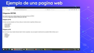 Ejemplo de una pagina web
15
 