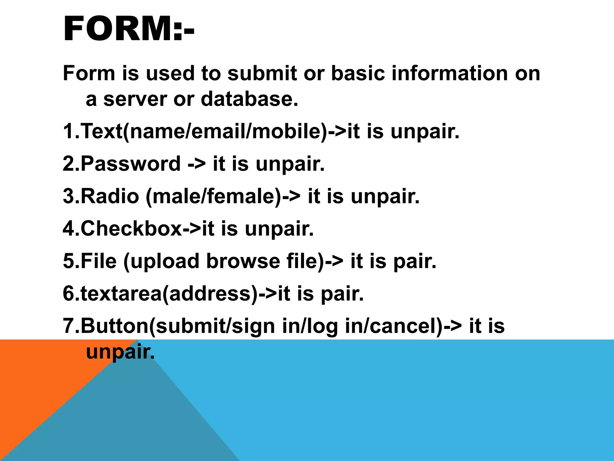 Html introduction | PPT
