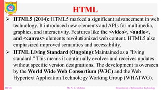 Hyper Text Markup Language, Cascading Style Sheet | PPTX