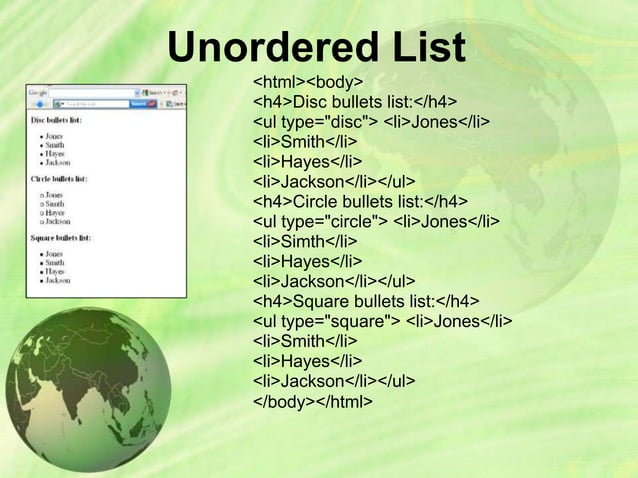 Presentation of Hyper Text Markup Language | PPT