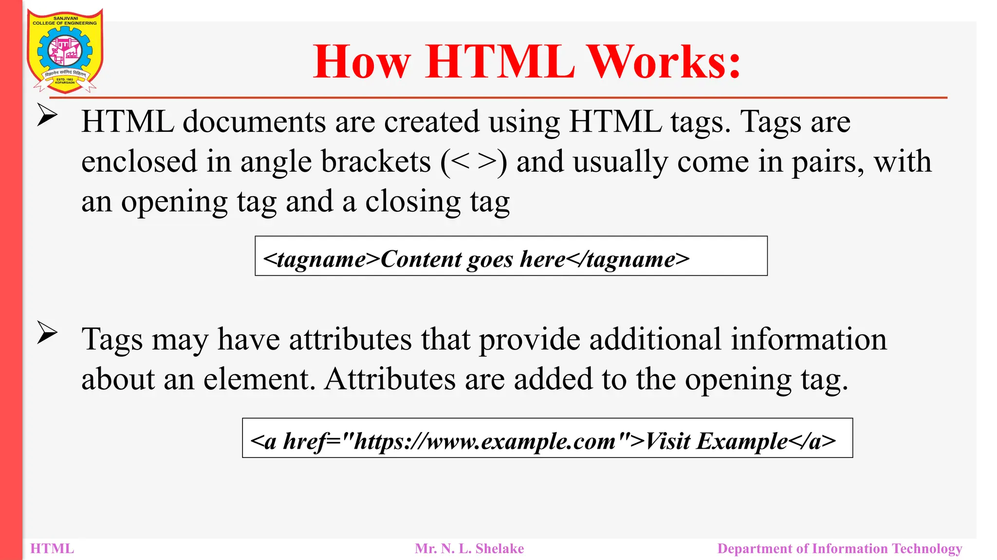 Hypertext Markup Language (HTML ) and Cascaded Style Sheet (CSS) | PPTX image.