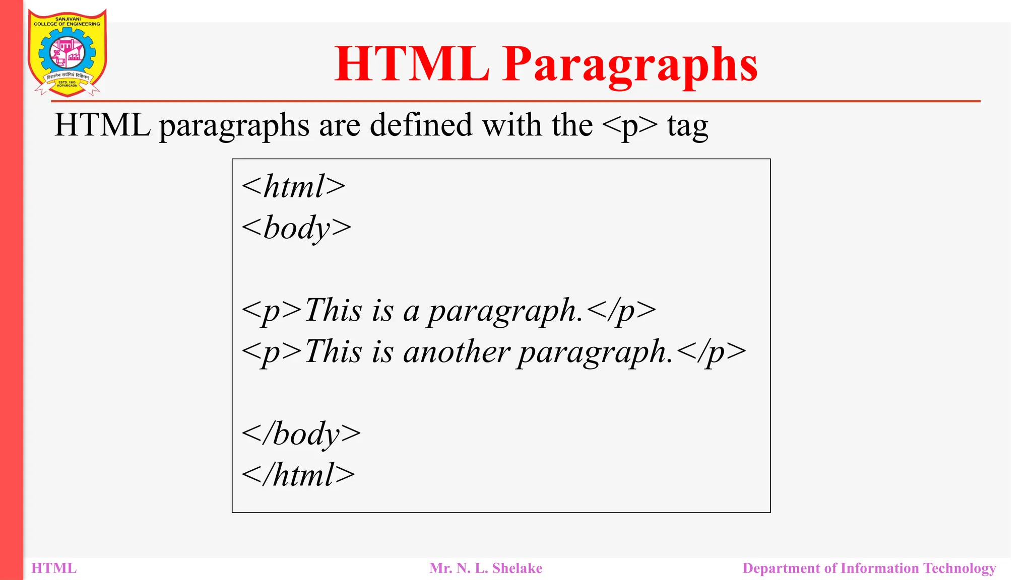 Hypertext Markup Language (HTML ) and Cascaded Style Sheet (CSS) | PPTX image.