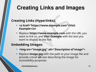 Introduction to HTML: The Building Block of the Web by Infinite Web ...
