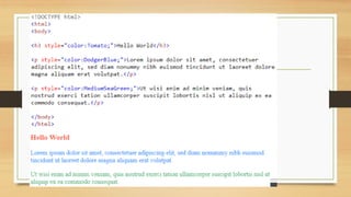 html.pptx class notes to prepare html  completly