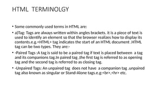 Note of Hyper Text Markup Language (HTML).pptx