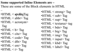 Note of Hyper Text Markup Language (HTML).pptx