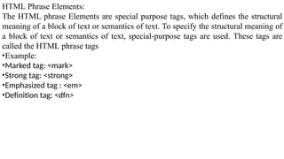 Note of Hyper Text Markup Language (HTML).pptx