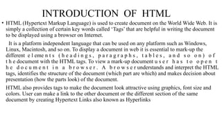 Note of Hyper Text Markup Language (HTML).pptx