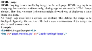 Note of Hyper Text Markup Language (HTML).pptx