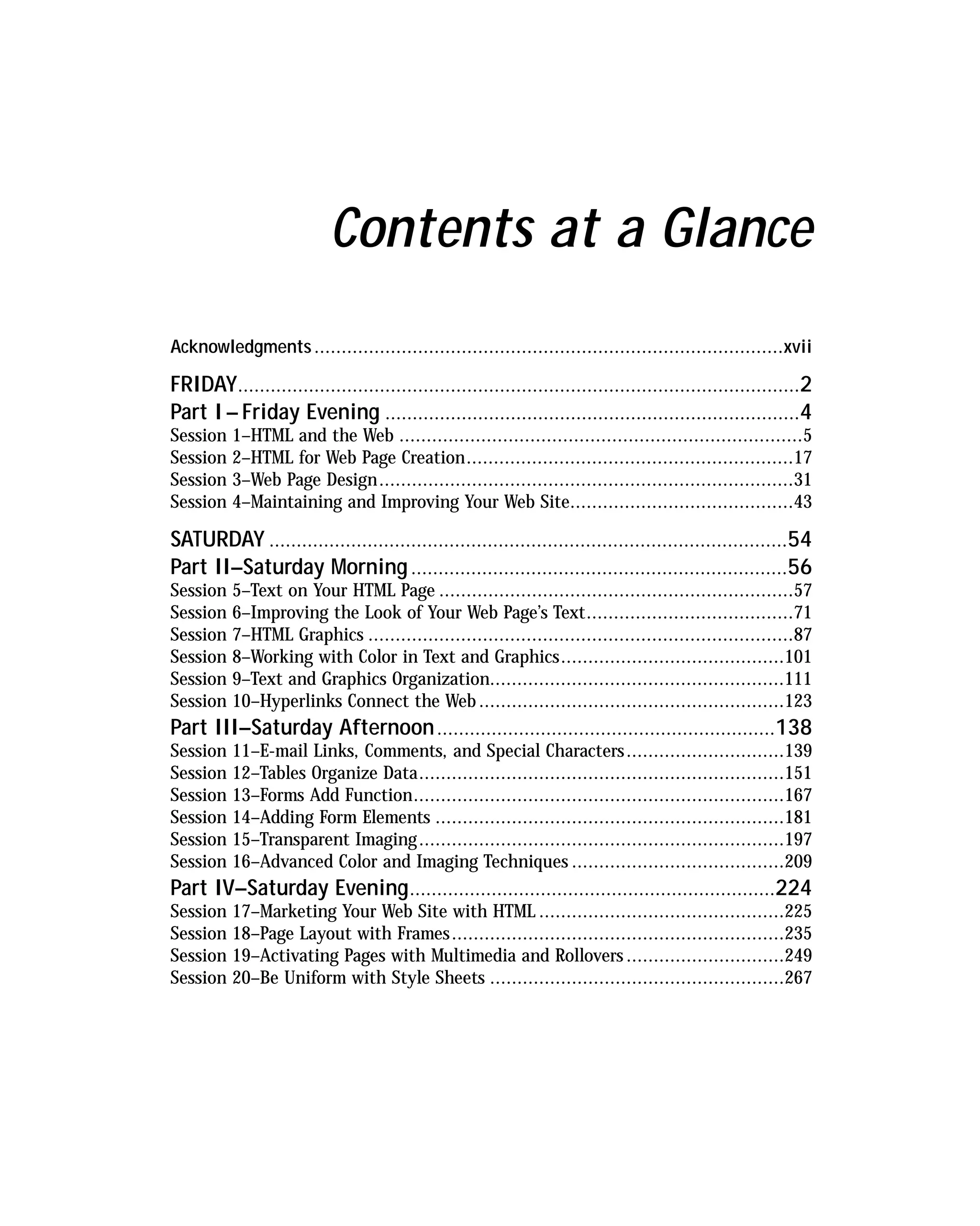 Html 4 01 Weekend Crash Course (2000) 0764547461