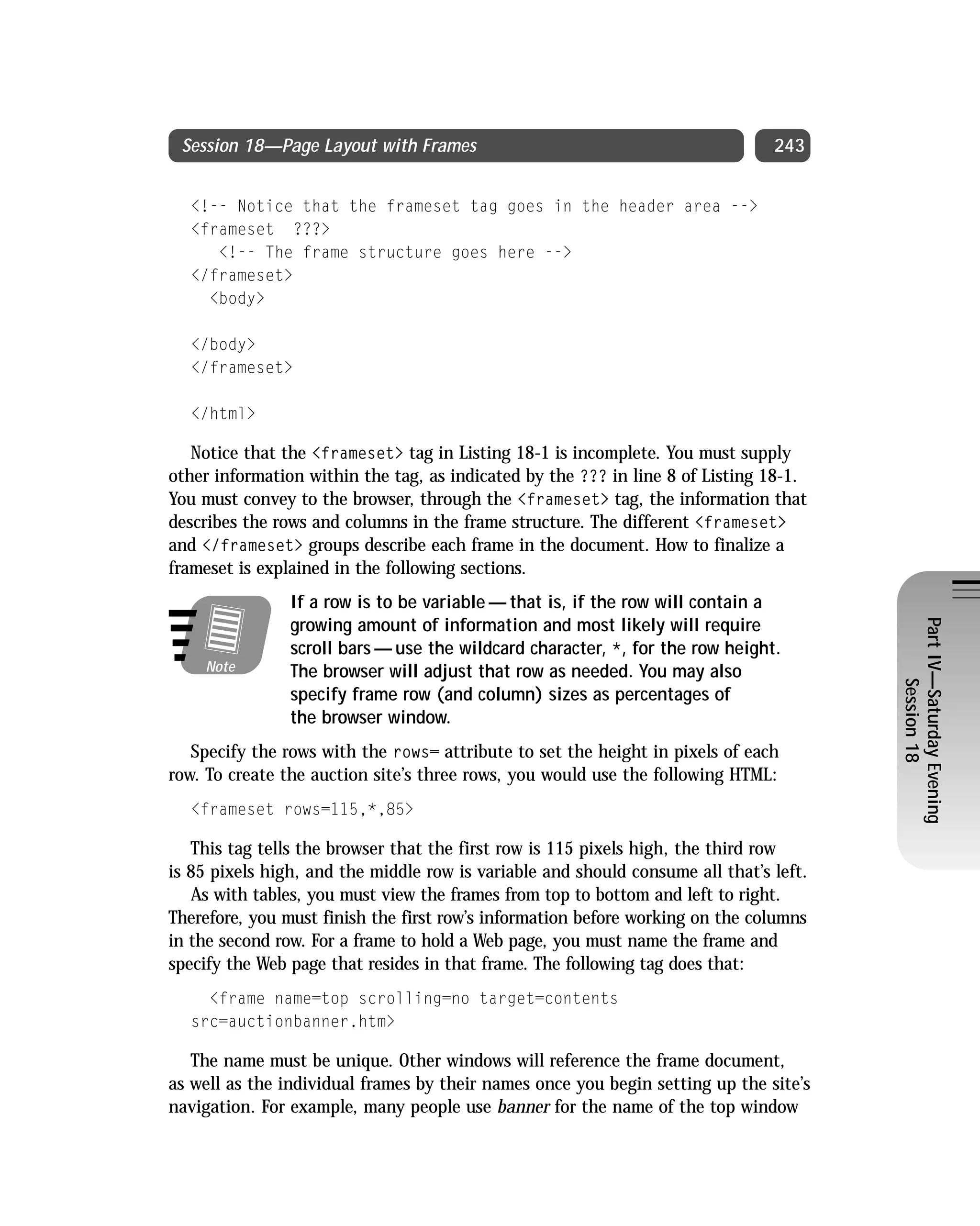 Html 4 01 Weekend Crash Course (2000) 0764547461