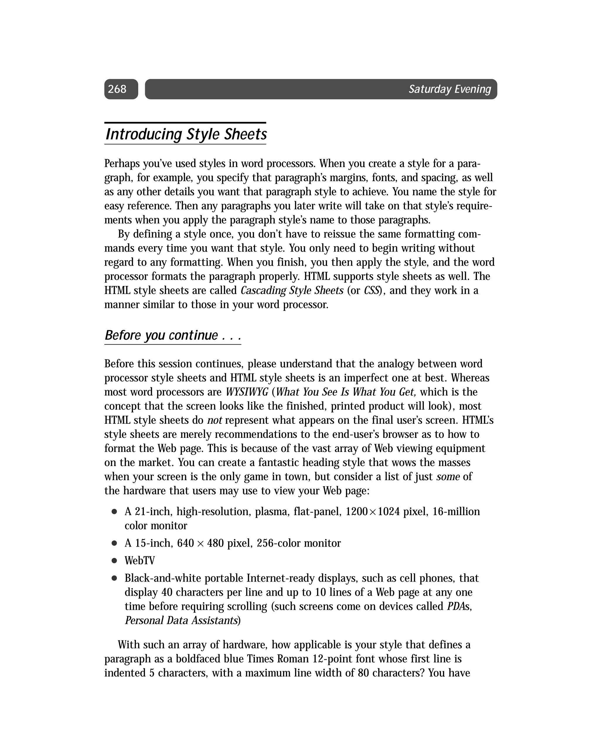 Html 4 01 Weekend Crash Course (2000) 0764547461