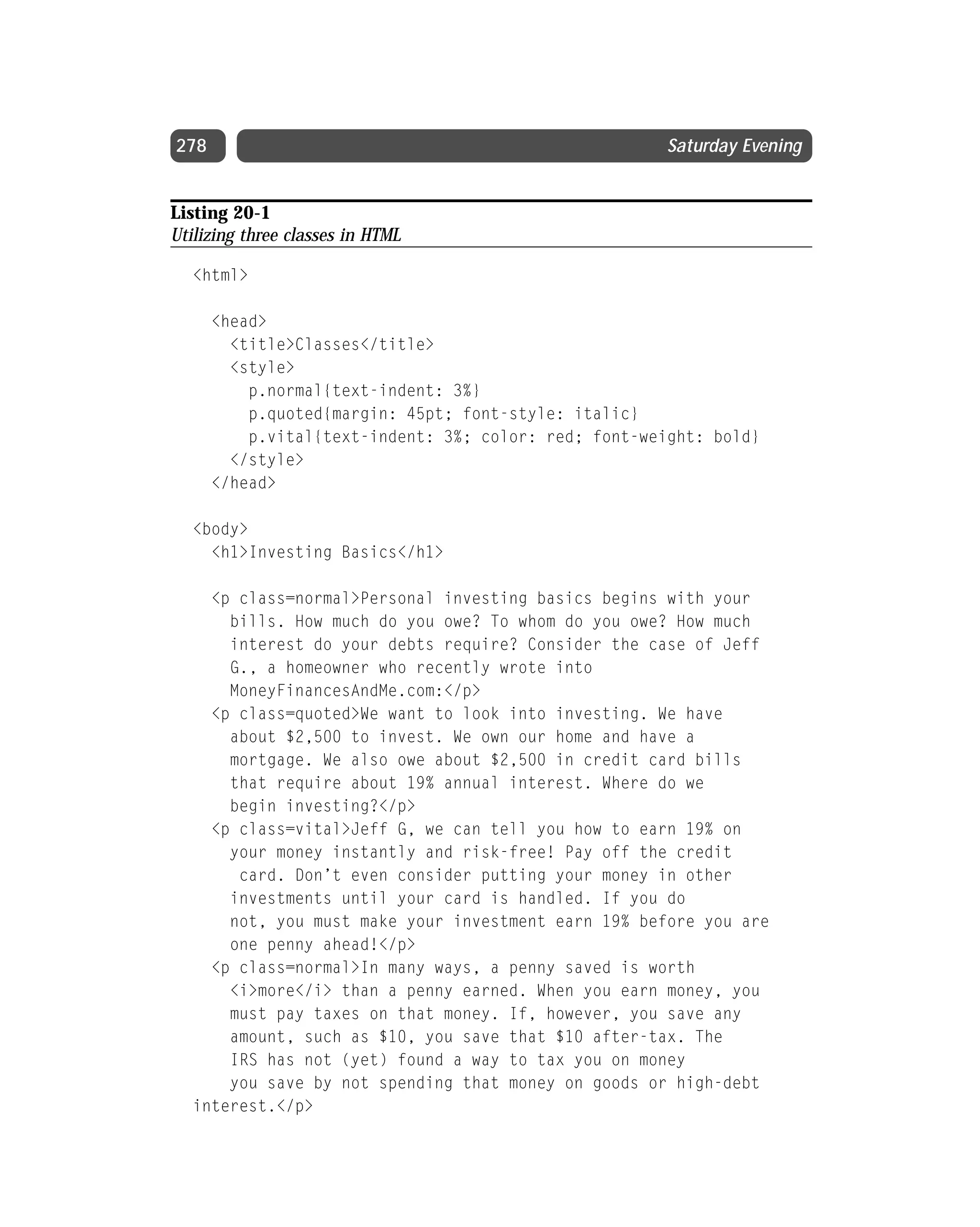 Html 4 01 Weekend Crash Course (2000) 0764547461