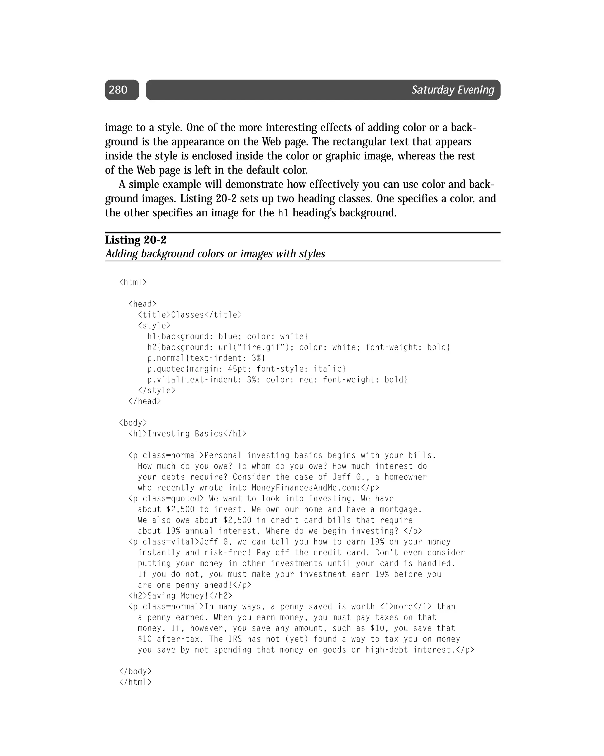 Html 4 01 Weekend Crash Course (2000) 0764547461