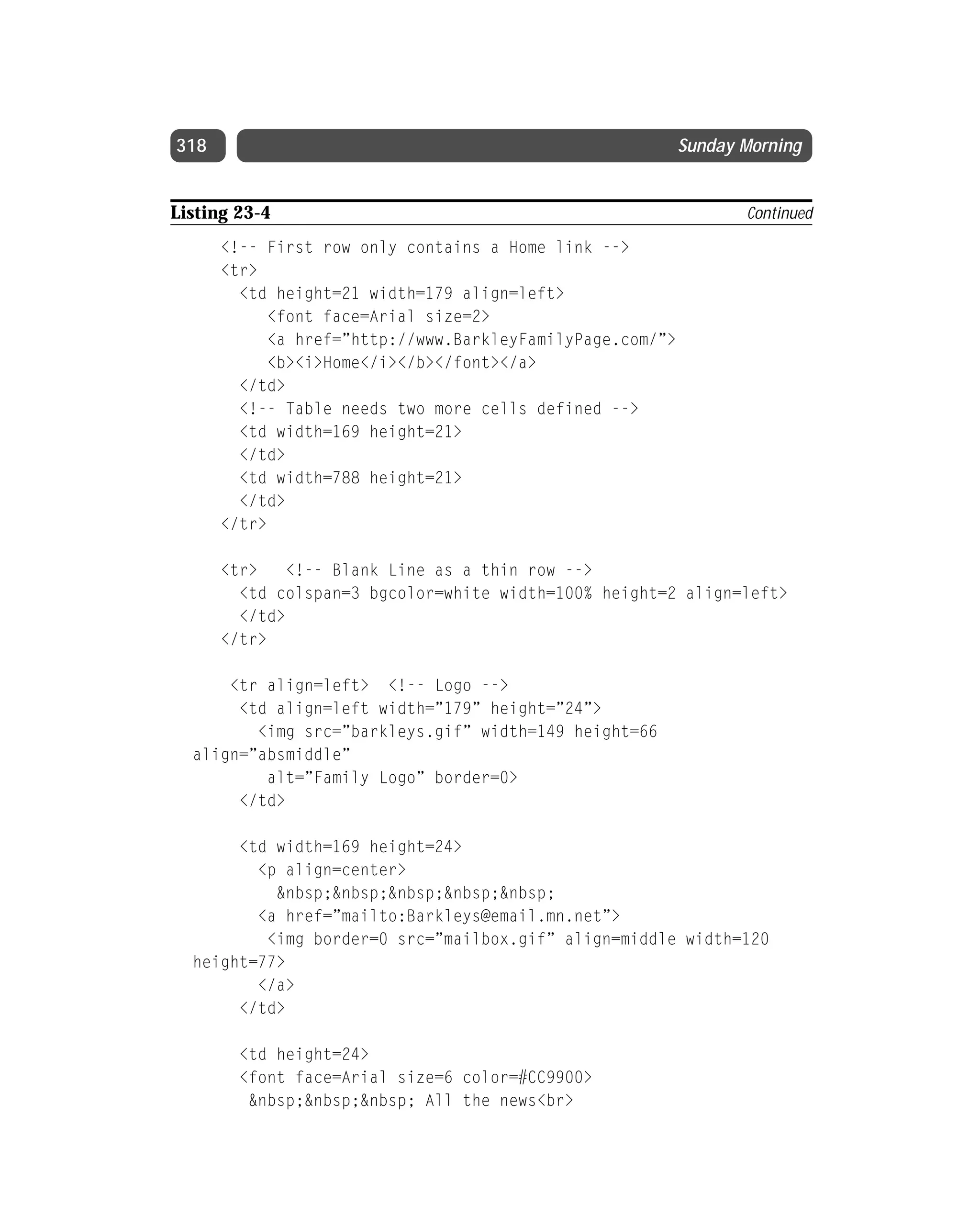 Html 4 01 Weekend Crash Course (2000) 0764547461