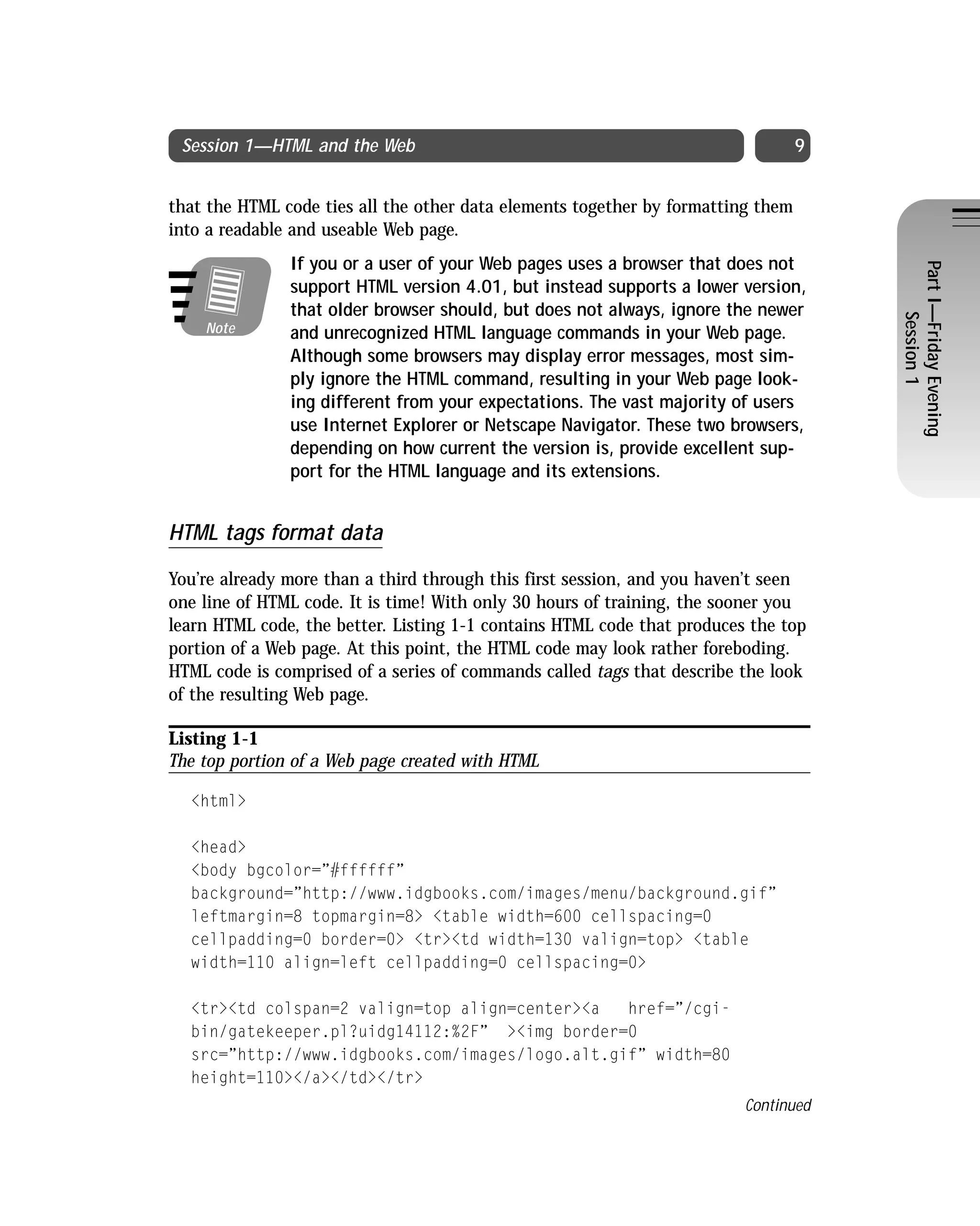 Html 4 01 Weekend Crash Course (2000) 0764547461