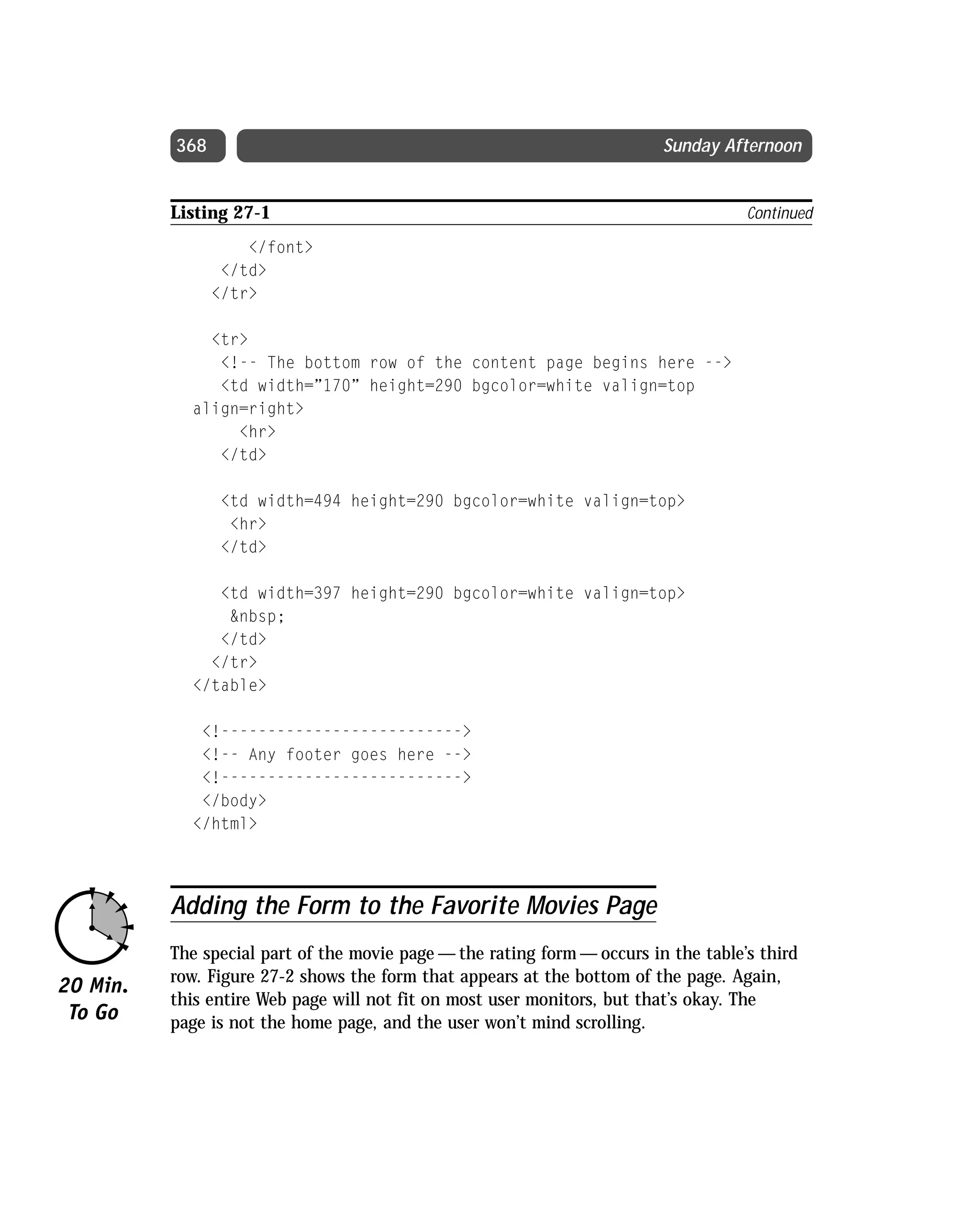 Html 4 01 Weekend Crash Course (2000) 0764547461