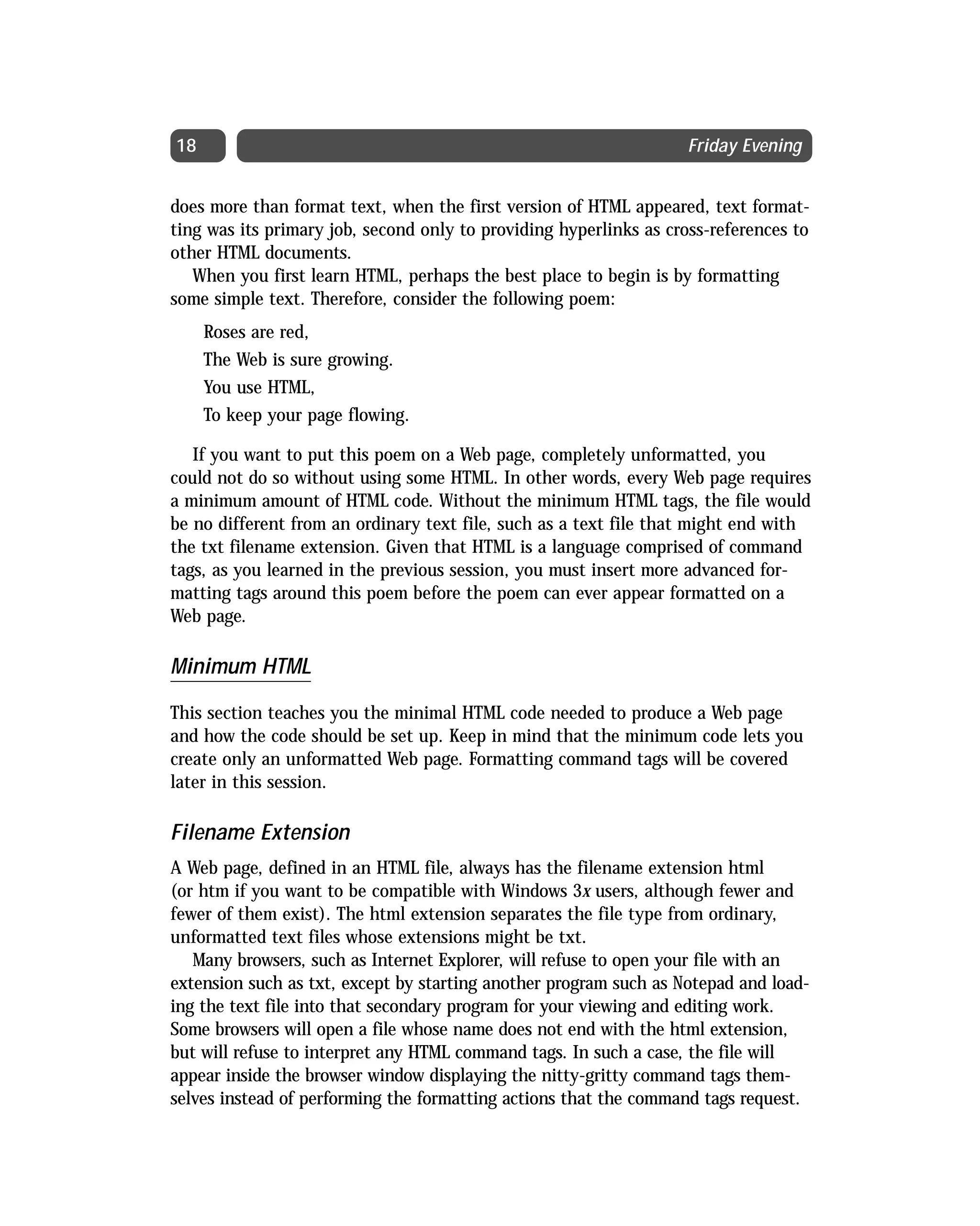 Html 4 01 Weekend Crash Course (2000) 0764547461