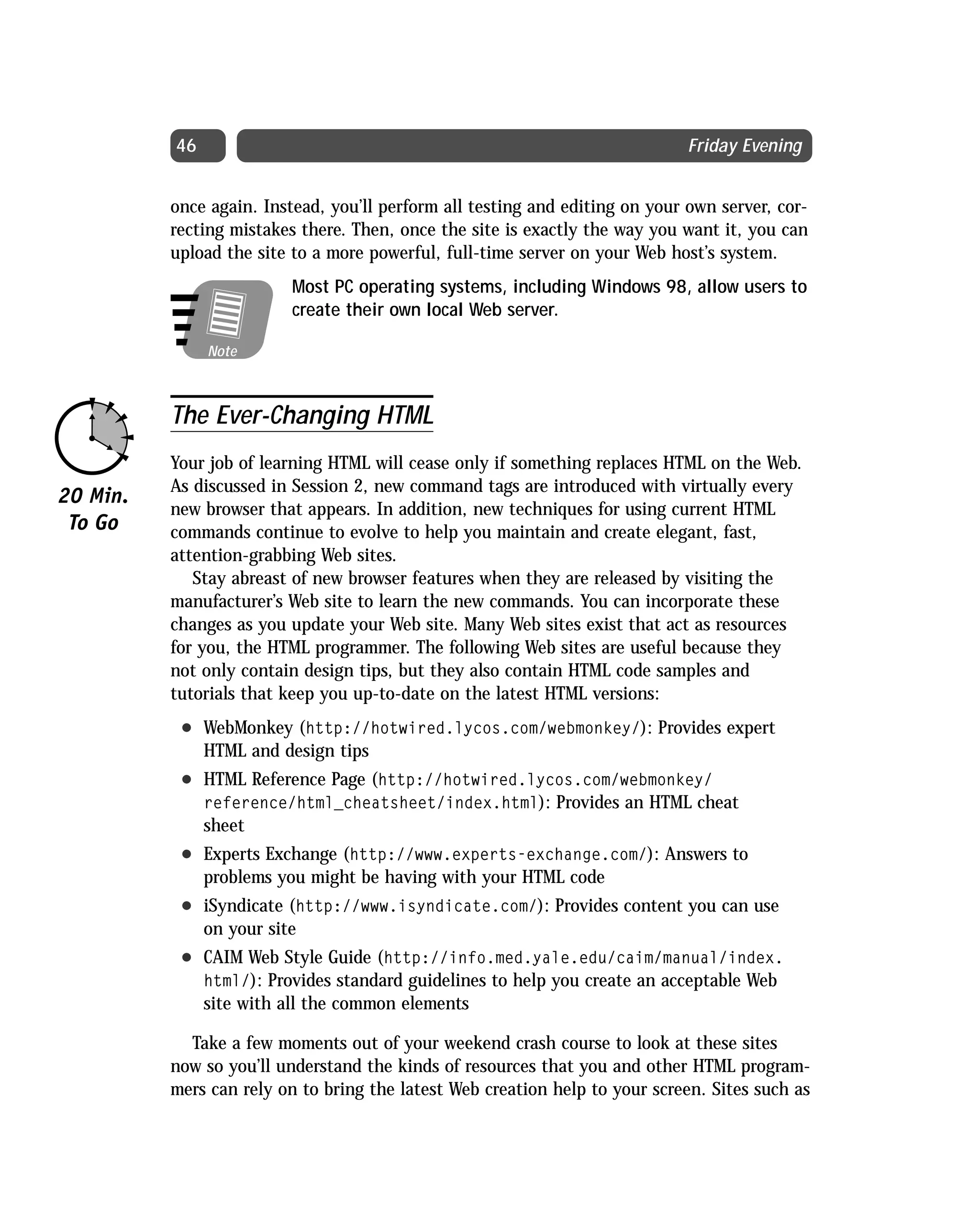 Html 4 01 Weekend Crash Course (2000) 0764547461