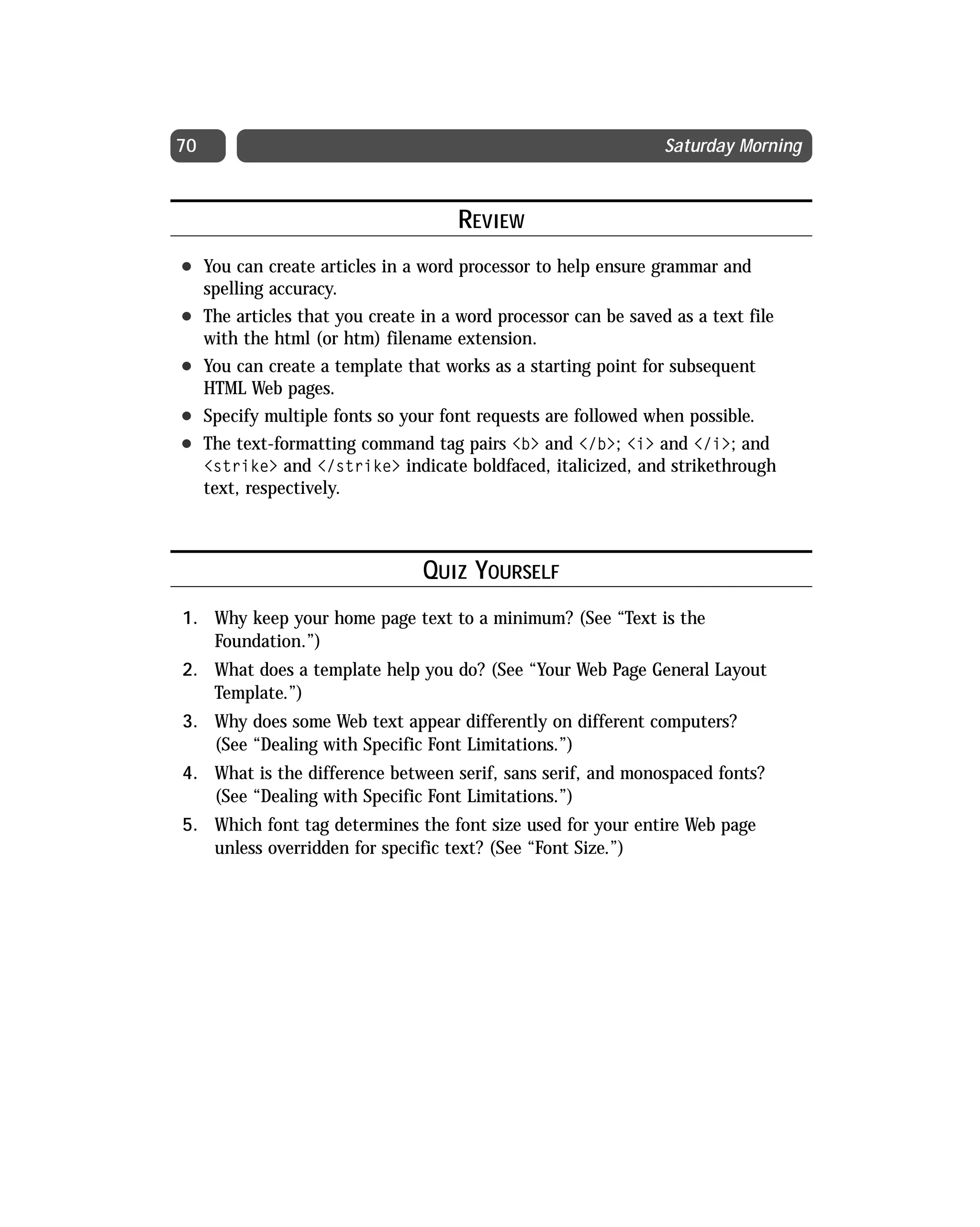 Html 4 01 Weekend Crash Course (2000) 0764547461