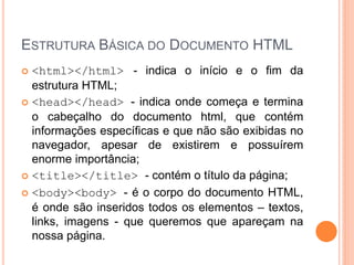 HTML Principios Básicos