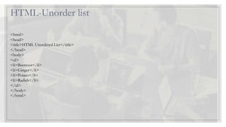 Html basics-auro skills | PPTX