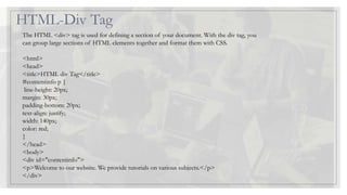 Html basics-auro skills | PPTX