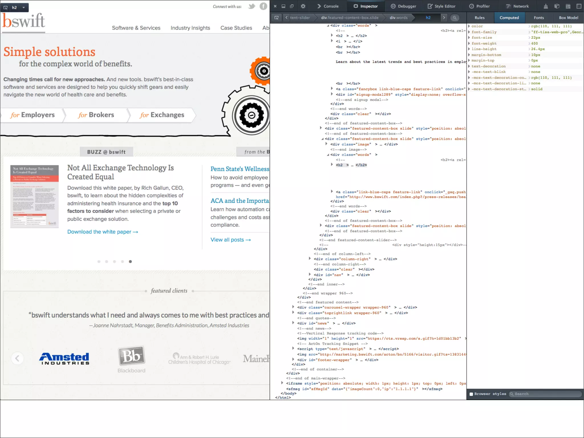 Html / CSS Presentation