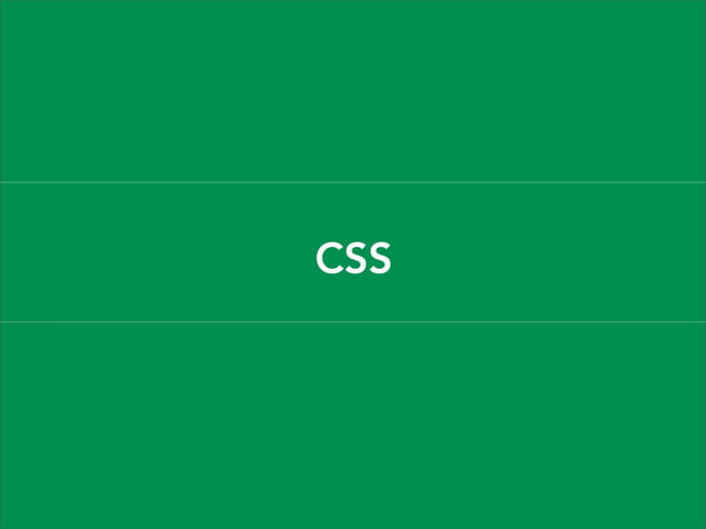 Html / CSS Presentation | PDF