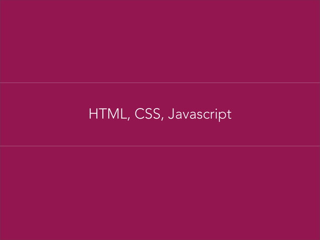 Html / CSS Presentation