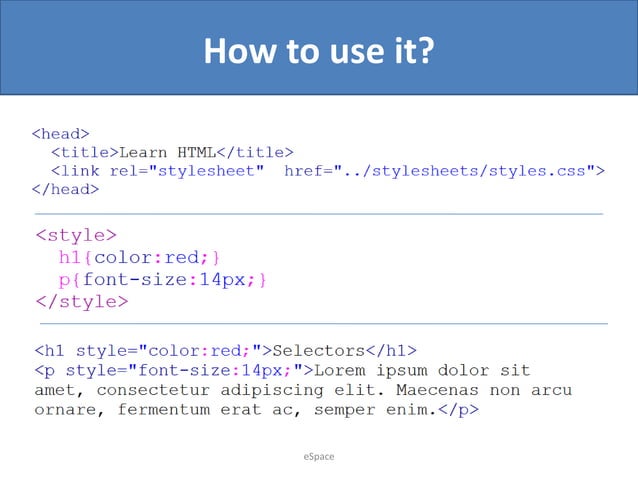 HTML CSS Basics | PDF