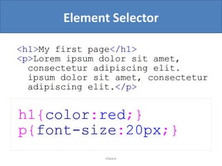 Element Selector

eSpace

 