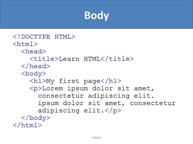 HTML CSS Basics